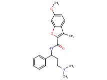 N-[3-(dimethylamino)-1-phenylpropyl]-6-methoxy-3-methyl-1-benzofuran-2-carboxamide