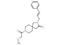 8-(methoxyacetyl)-2-[(2E)-3-phenyl-2-propen-1-yl]-2,8-diazaspiro[4.5]decan-3-one