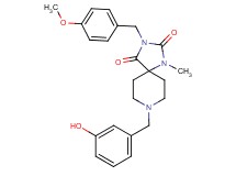 8-(3-hydroxybenzyl)-3-(4-methoxybenzyl)-1-methyl-1,3,8-triazaspiro[4.5]decane-2,4-dione