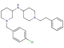 1-(4-chlorobenzyl)-N-[1-(2-phenylethyl)-4-piperidinyl]-3-piperidinamine