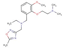 2-[2-({ethyl[(5-methyl-1,2,4-oxadiazol-3-yl)methyl]amino}methyl)-6-methoxyphenoxy]-N,N-dimethylethanamine