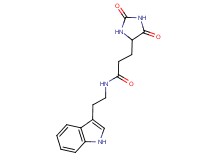 3-(2,5-dioxo-4-imidazolidinyl)-N-[2-(1H-indol-3-yl)ethyl]propanamide
