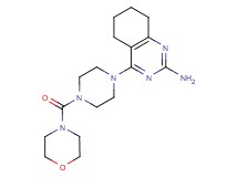 4-[4-(morpholin-4-ylcarbonyl)piperazin-1-yl]-5,6,7,8-tetrahydroquinazolin-2-amine