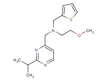 N-[(2-isopropylpyrimidin-4-yl)methyl]-2-methoxy-N-(2-thienylmethyl)ethanamine