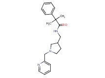 2-methyl-2-phenyl-N-{[1-(pyridin-2-ylmethyl)pyrrolidin-3-yl]methyl}propanamide