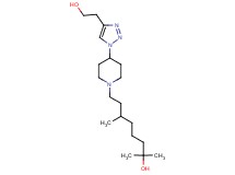 8-{4-[4-(2-hydroxyethyl)-1H-1,2,3-triazol-1-yl]piperidin-1-yl}-2,6-dimethyloctan-2-ol