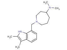 1-[(2,3-dimethyl-1H-indol-7-yl)methyl]-N,N-dimethyl-4-azepanamine