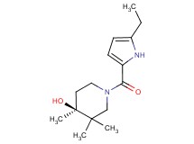 (4S*)-1-[(5-ethyl-1H-pyrrol-2-yl)carbonyl]-3,3,4-trimethylpiperidin-4-ol