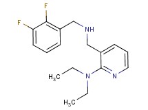 3-{[(2,3-difluorobenzyl)amino]methyl}-N,N-diethyl-2-pyridinamine