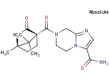 7-{[(1R,4S)-1,7,7-trimethyl-3-oxo-2-oxabicyclo[2.2.1]hept-4-yl]carbonyl}-5,6,7,8-tetrahydroimidazo[1,2-a]pyrazine-3-carboxamide