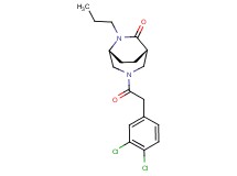 (1S*,5R*)-3-[(3,4-dichlorophenyl)acetyl]-6-propyl-3,6-diazabicyclo[3.2.2]nonan-7-one