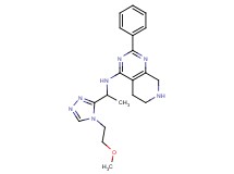 N-{1-[4-(2-methoxyethyl)-4H-1,2,4-triazol-3-yl]ethyl}-2-phenyl-5,6,7,8-tetrahydropyrido[3,4-d]pyrimidin-4-amine