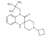 1-cyclobutyl-4'-(2,2-dimethylpropyl)-1',4'-dihydro-3'H-spiro[piperidine-4,2'-quinoxalin]-3'-one