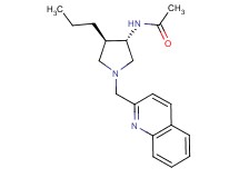 N-[(3S*,4R*)-4-propyl-1-(2-quinolinylmethyl)-3-pyrrolidinyl]acetamide