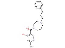 2-methyl-5-{[4-(3-phenylpropyl)-1,4-diazepan-1-yl]carbonyl}-4-pyridinol