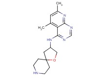 5,7-dimethyl-N-1-oxa-8-azaspiro[4.5]dec-3-ylpyrido[2,3-d]pyrimidin-4-amine dihydrochloride