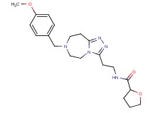 N-{2-[7-(4-methoxybenzyl)-6,7,8,9-tetrahydro-5H-[1,2,4]triazolo[4,3-d][1,4]diazepin-3-yl]ethyl}tetrahydro-2-furancarboxamide