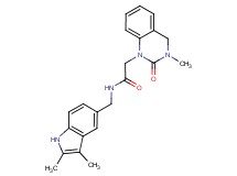 N-[(2,3-dimethyl-1H-indol-5-yl)methyl]-2-(3-methyl-2-oxo-3,4-dihydroquinazolin-1(2H)-yl)acetamide