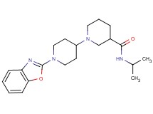 1'-(1,3-benzoxazol-2-yl)-N-isopropyl-1,4'-bipiperidine-3-carboxamide