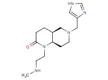 (4aS*,8aR*)-6-(1H-imidazol-4-ylmethyl)-1-[2-(methylamino)ethyl]octahydro-1,6-naphthyridin-2(1H)-one