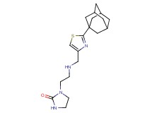1-[2-({[2-(1-adamantyl)-1,3-thiazol-4-yl]methyl}amino)ethyl]imidazolidin-2-one