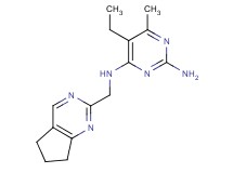 N~4~-(6,7-dihydro-5H-cyclopenta[d]pyrimidin-2-ylmethyl)-5-ethyl-6-methylpyrimidine-2,4-diamine