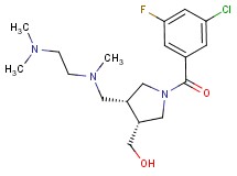 ((3R*,4R*)-1-(3-chloro-5-fluorobenzoyl)-4-{[[2-(dimethylamino)ethyl](methyl)amino]methyl}pyrrolidin-3-yl)methanol