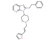 3-{1-[(2E)-3-(2-furyl)-2-propen-1-yl]-4-piperidinyl}-2-(2-phenylethyl)-3H-imidazo[4,5-b]pyridine