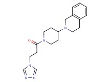 2-{1-[3-(4H-1,2,4-triazol-4-yl)propanoyl]-4-piperidinyl}-1,2,3,4-tetrahydroisoquinoline