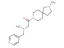 N-methyl-2-(2-methyl-2,8-diazaspiro[4.5]dec-8-yl)-2-oxo-N-(pyridin-4-ylmethyl)ethanamine