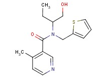 N-[1-(hydroxymethyl)propyl]-4-methyl-N-(2-thienylmethyl)nicotinamide