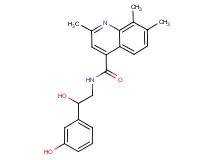 N-[2-hydroxy-2-(3-hydroxyphenyl)ethyl]-2,7,8-trimethyl-4-quinolinecarboxamide