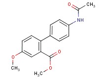 methyl 4'-(acetylamino)-4-methoxybiphenyl-2-carboxylate