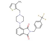 4-{4-[(3-methyl-2-thienyl)methyl]-1-piperazinyl}-2-[4-(trifluoromethyl)benzyl]-1H-isoindole-1,3(2H)-dione