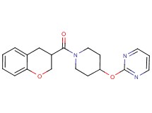 2-{[1-(3,4-dihydro-2H-chromen-3-ylcarbonyl)piperidin-4-yl]oxy}pyrimidine