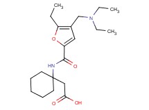 [1-({4-[(diethylamino)methyl]-5-ethyl-2-furoyl}amino)cyclohexyl]acetic acid