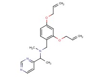 N-[2,4-bis(allyloxy)benzyl]-N-methyl-1-pyrimidin-4-ylethanamine