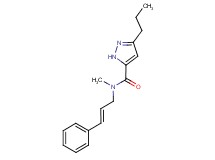 N-methyl-N-[(2E)-3-phenyl-2-propen-1-yl]-3-propyl-1H-pyrazole-5-carboxamide