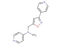 N-methyl-N-{[3-(4-pyridinyl)-5-isoxazolyl]methyl}-4-pyridinamine