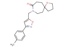 8-{[3-(4-methylphenyl)-5-isoxazolyl]methyl}-1-oxa-8-azaspiro[4.6]undecan-9-one