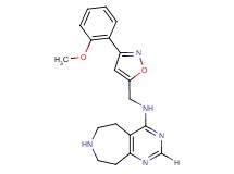 N-{[3-(2-methoxyphenyl)-5-isoxazolyl]methyl}-6,7,8,9-tetrahydro-5H-pyrimido[4,5-d]azepin-4-amine dihydrochloride
