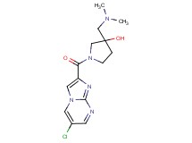 1-[(6-chloroimidazo[1,2-a]pyrimidin-2-yl)carbonyl]-3-[(dimethylamino)methyl]-3-pyrrolidinol