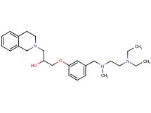 1-(3-{[[2-(diethylamino)ethyl](methyl)amino]methyl}phenoxy)-3-(3,4-dihydro-2(1H)-isoquinolinyl)-2-propanol