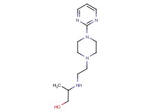 2-{[2-(4-pyrimidin-2-ylpiperazin-1-yl)ethyl]amino}propan-1-ol