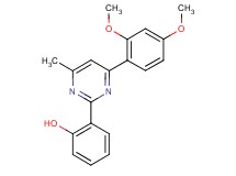 2-[4-(2,4-dimethoxyphenyl)-6-methylpyrimidin-2-yl]phenol
