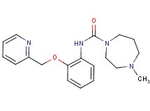 4-methyl-N-[2-(pyridin-2-ylmethoxy)phenyl]-1,4-diazepane-1-carboxamide