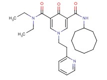 N'-cyclooctyl-N,N-diethyl-4-oxo-1-[2-(2-pyridinyl)ethyl]-1,4-dihydro-3,5-pyridinedicarboxamide