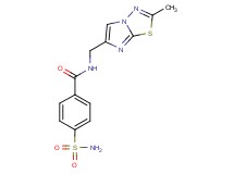 4-(aminosulfonyl)-N-[(2-methylimidazo[2,1-b][1,3,4]thiadiazol-6-yl)methyl]benzamide