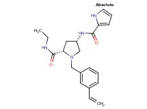 (4S)-N-ethyl-4-[(1H-pyrrol-2-ylcarbonyl)amino]-1-(3-vinylbenzyl)-L-prolinamide