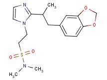 2-{2-[2-(1,3-benzodioxol-5-yl)-1-methylethyl]-1H-imidazol-1-yl}-N,N-dimethylethanesulfonamide